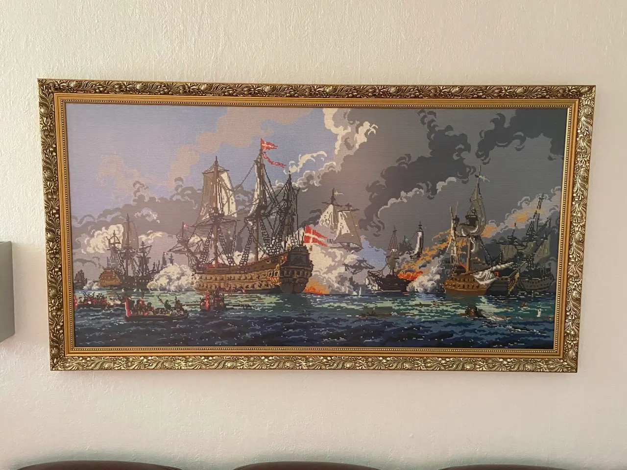 Billede 2 - Stramaj m. “Guldramme”