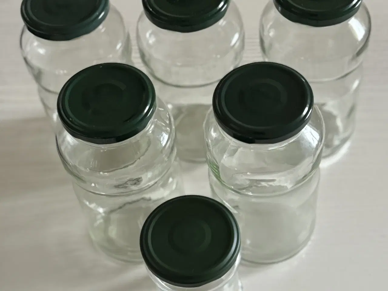 Billede 2 - Glas med grønne skruelåg