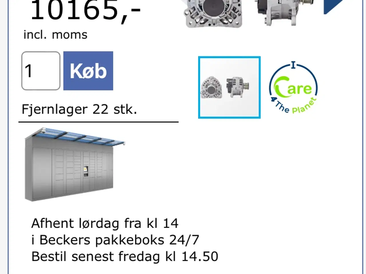 Billede 4 - Generator Peugeot/citroen 180A