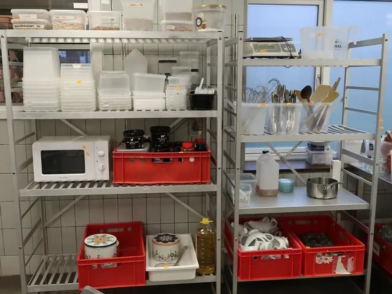 Billede 1 - 2 stk. fødevarereoler uden indhold