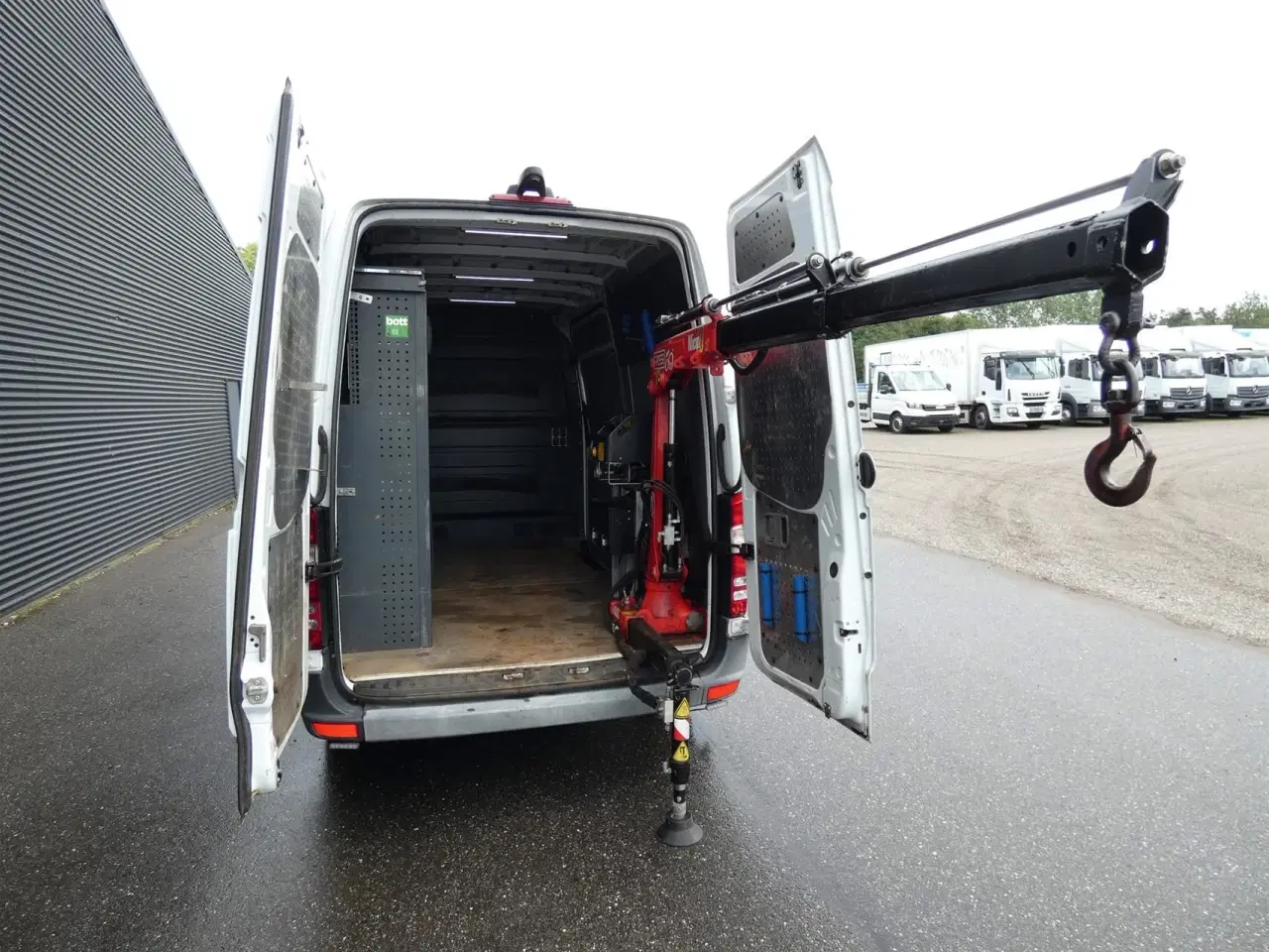 Billede 1 - Mercedes-Benz Sprinter 316 KRANBIL 2,1 CDI R2 163HK Van Man.