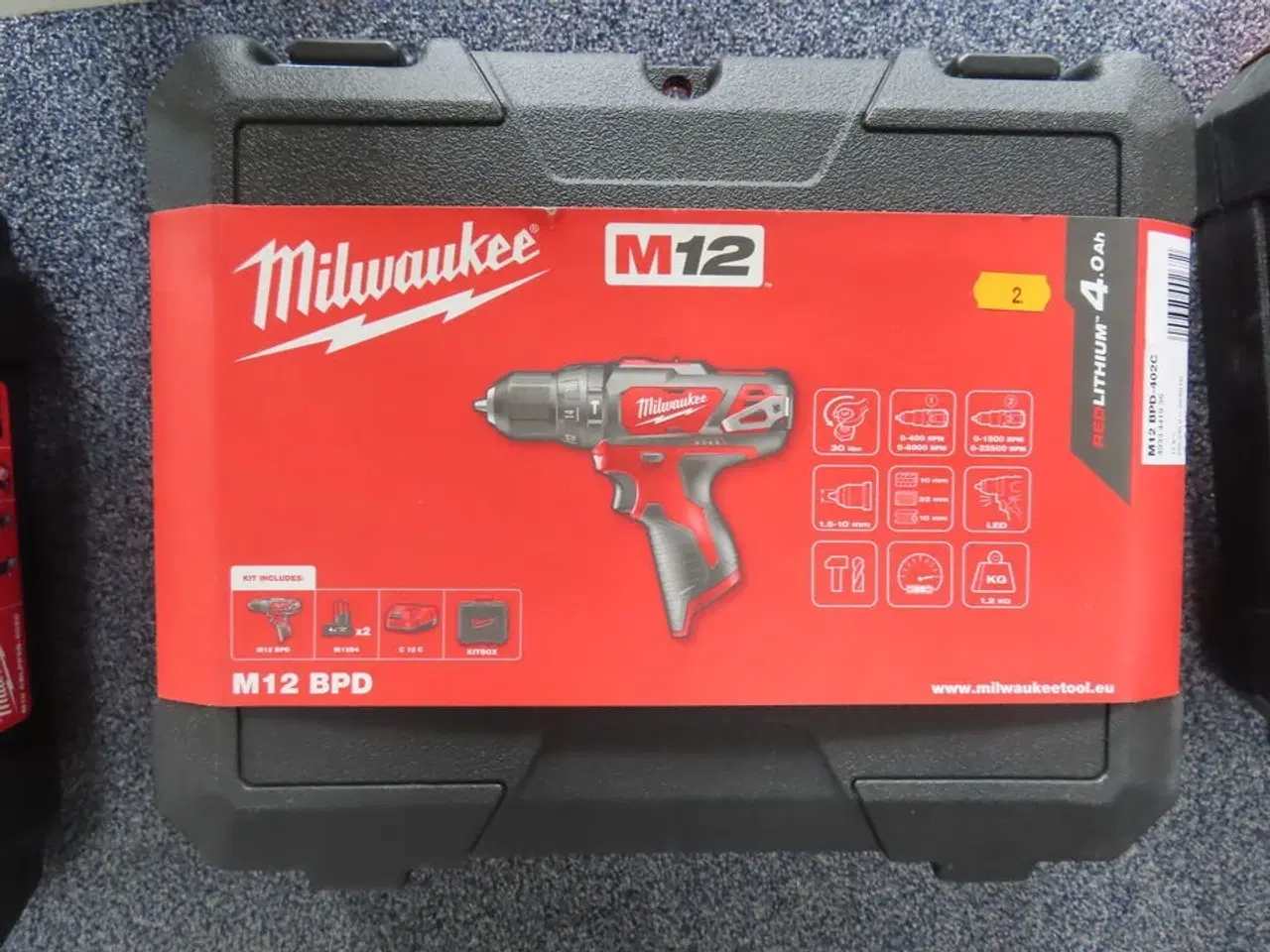 Billede 1 - Slagboremaskine Kompakt M12 - MILWAUKEE M12 BPD