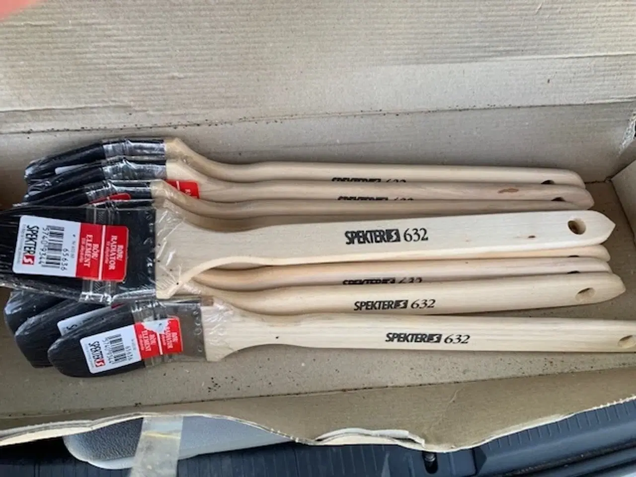 Billede 2 - 10 stk Spekter 632-50 rør/radiatorpensel , vinkel,