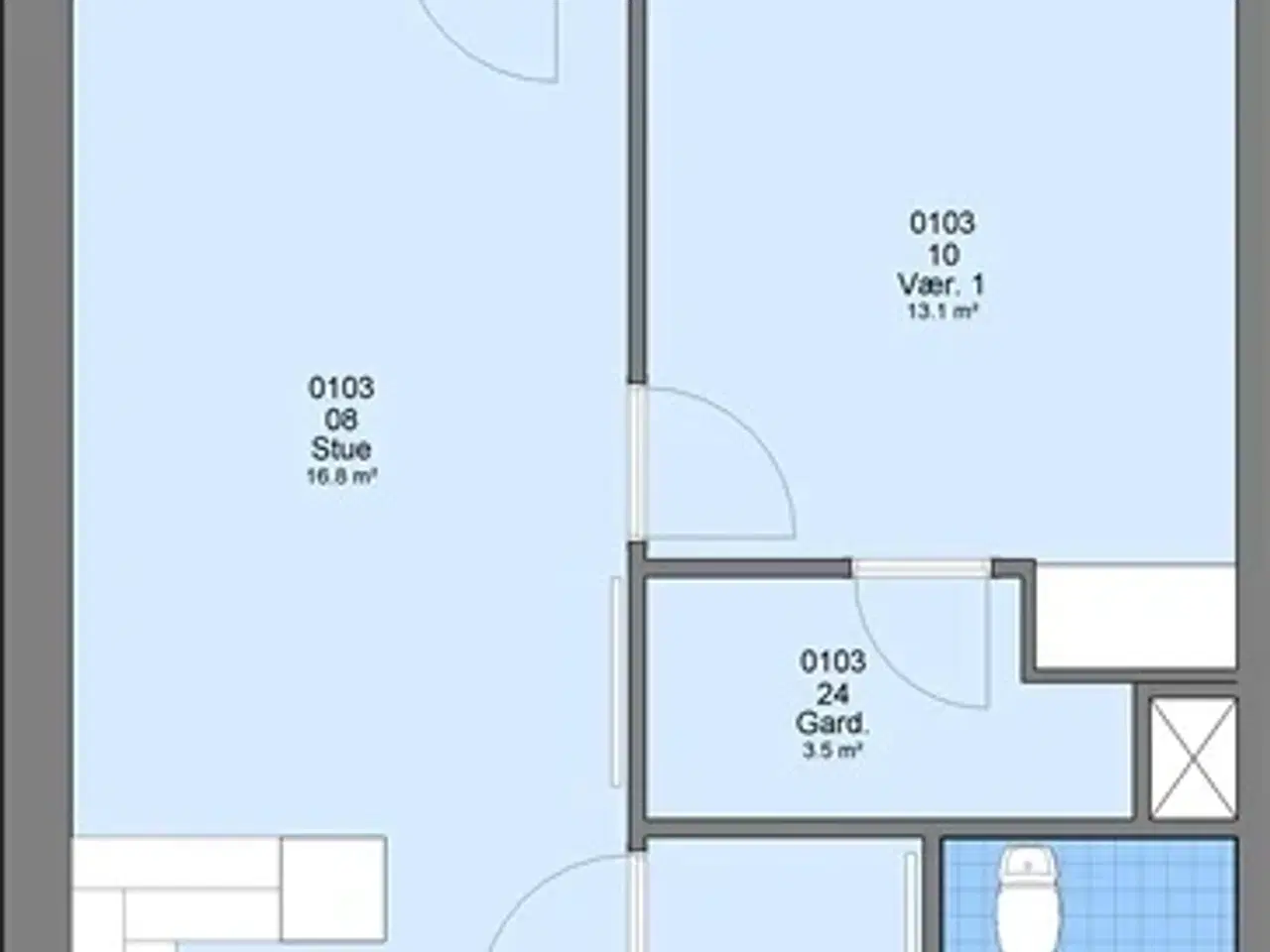 Billede 1 - 2 værelser for 4.774 kr. pr. måned, Ringsted, Vestsjælland