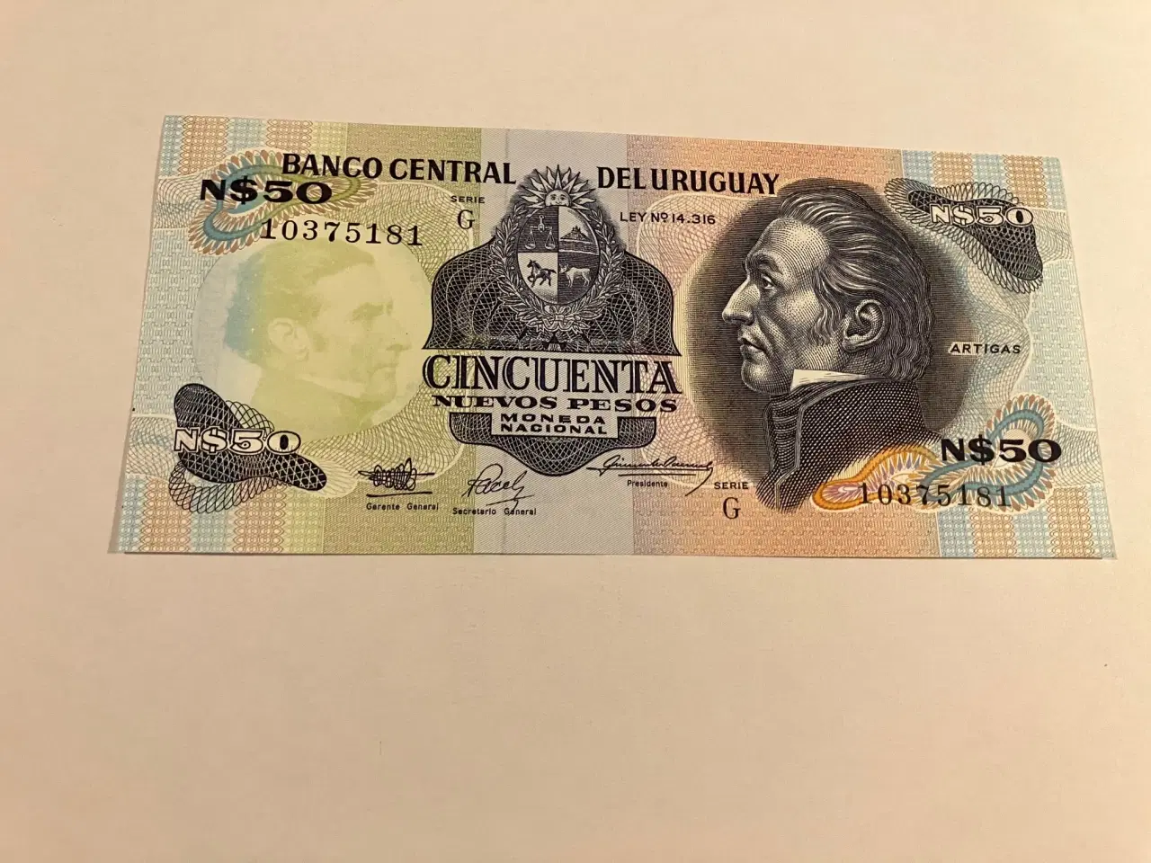 Billede 1 - 50 Pesos Uruguay
