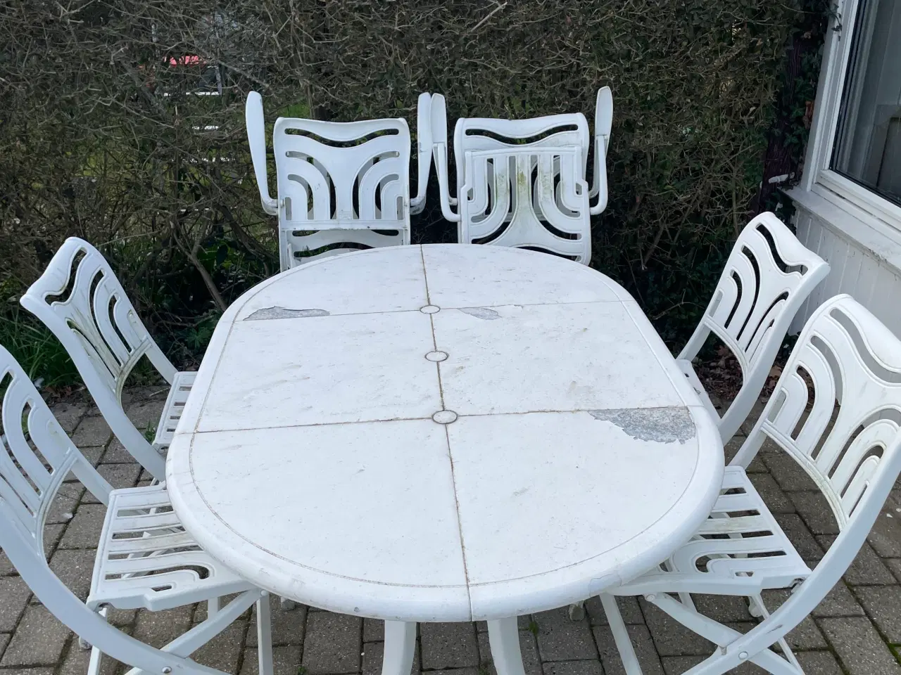 Billede 1 - Havemøbelsæt i aluminium 