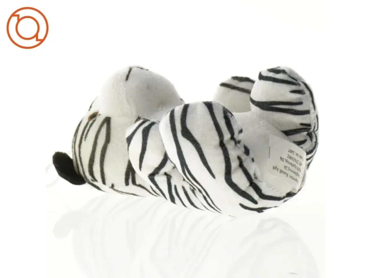 Billede 4 - Tøjdyr, hvid tiger (str. 19 cm)