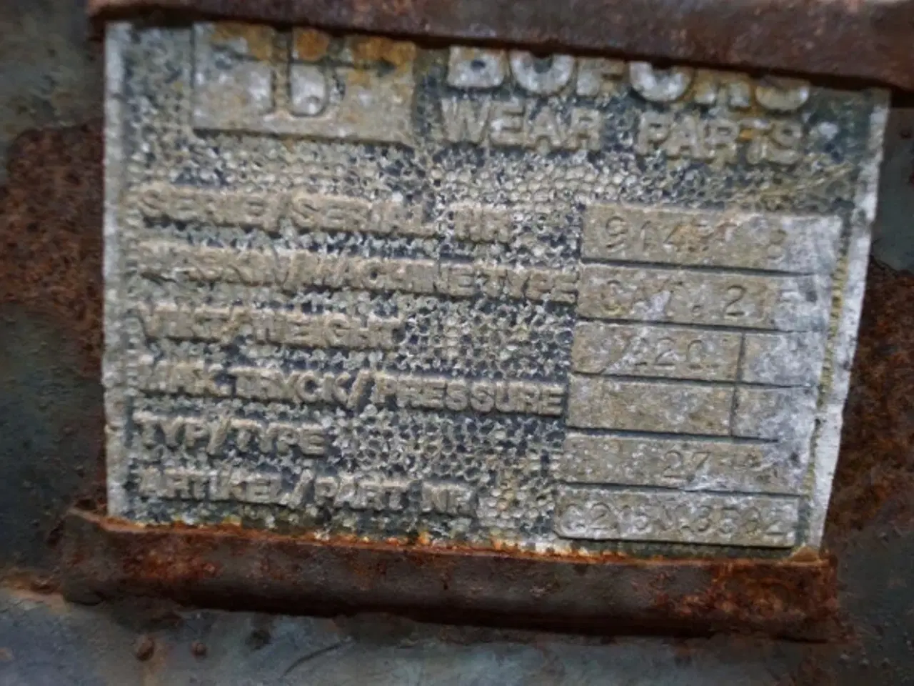 Billede 20 - Cat 215 Hydraulisk Hurtigskift 0215N8502