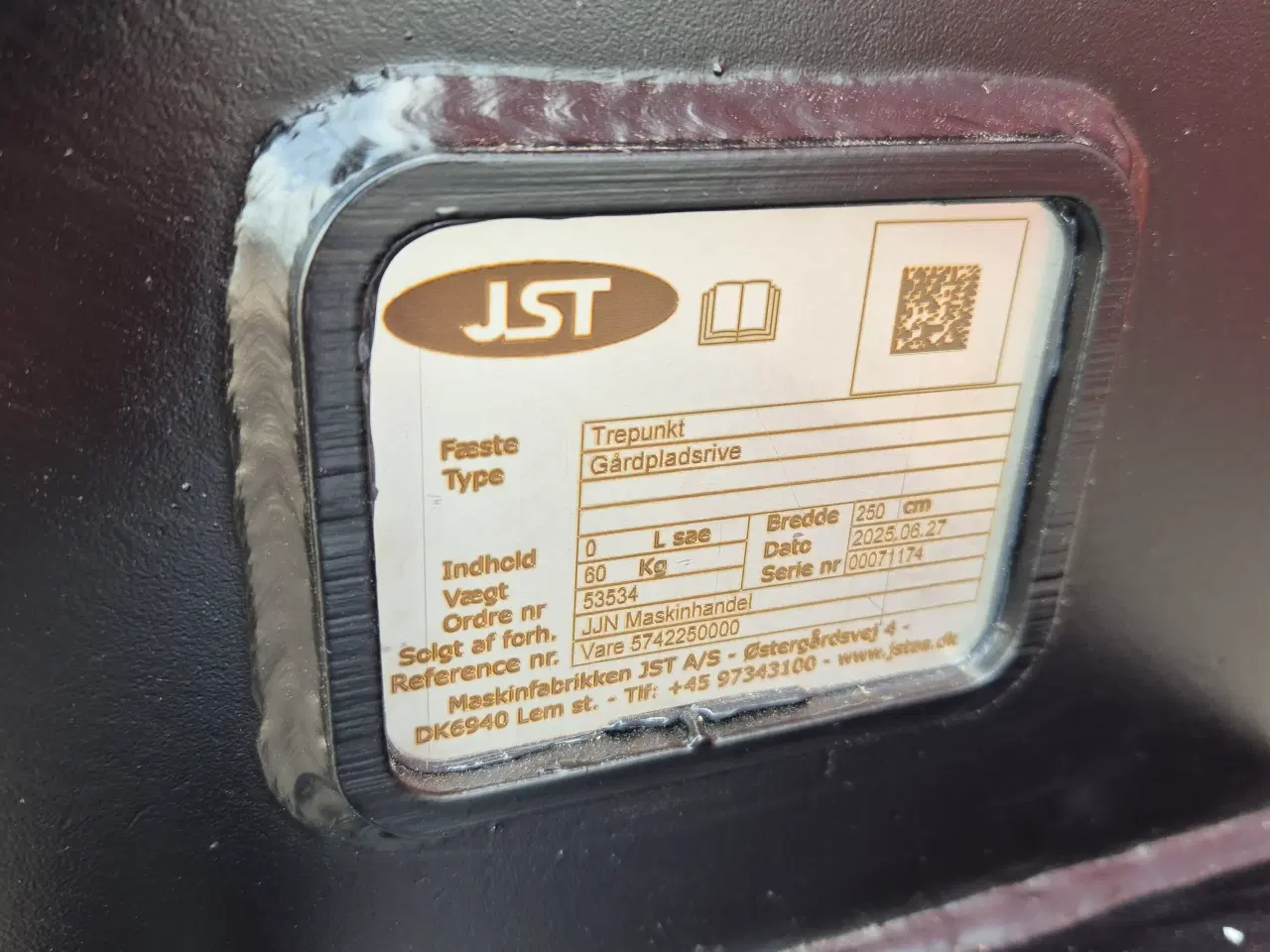 Billede 4 - JST Gårdspladsrive