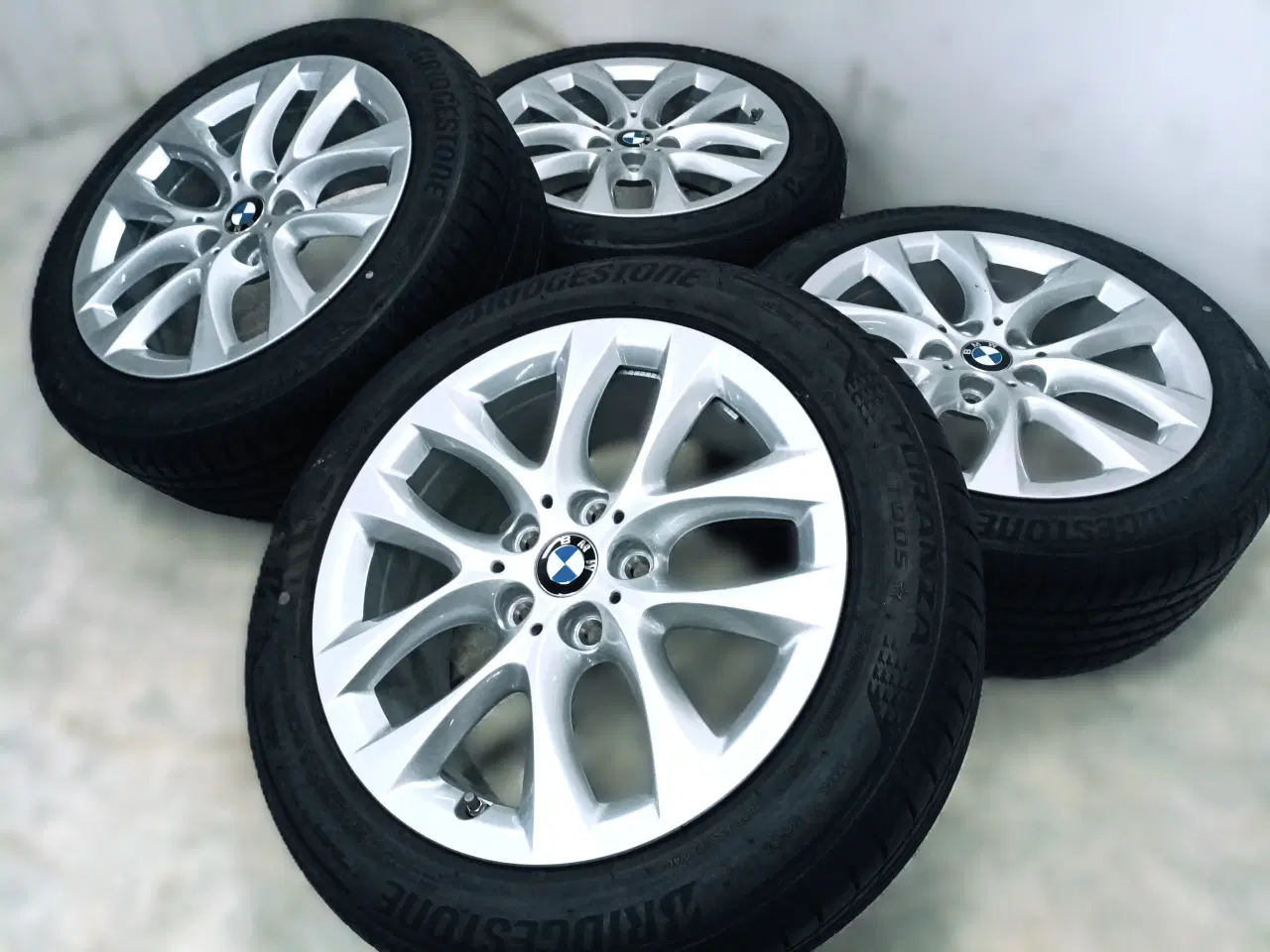 Billede 2 - 5x112 17" ET54 nav 66,6ø BMW sommersæt inkl.TPMS (