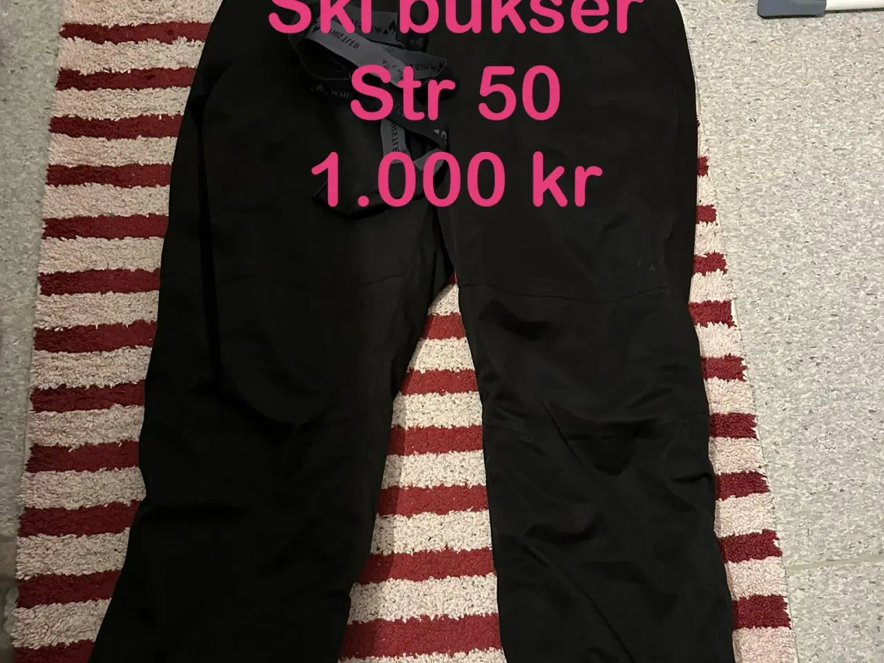 Billede 1 - Skibukser sort str 50 nye 