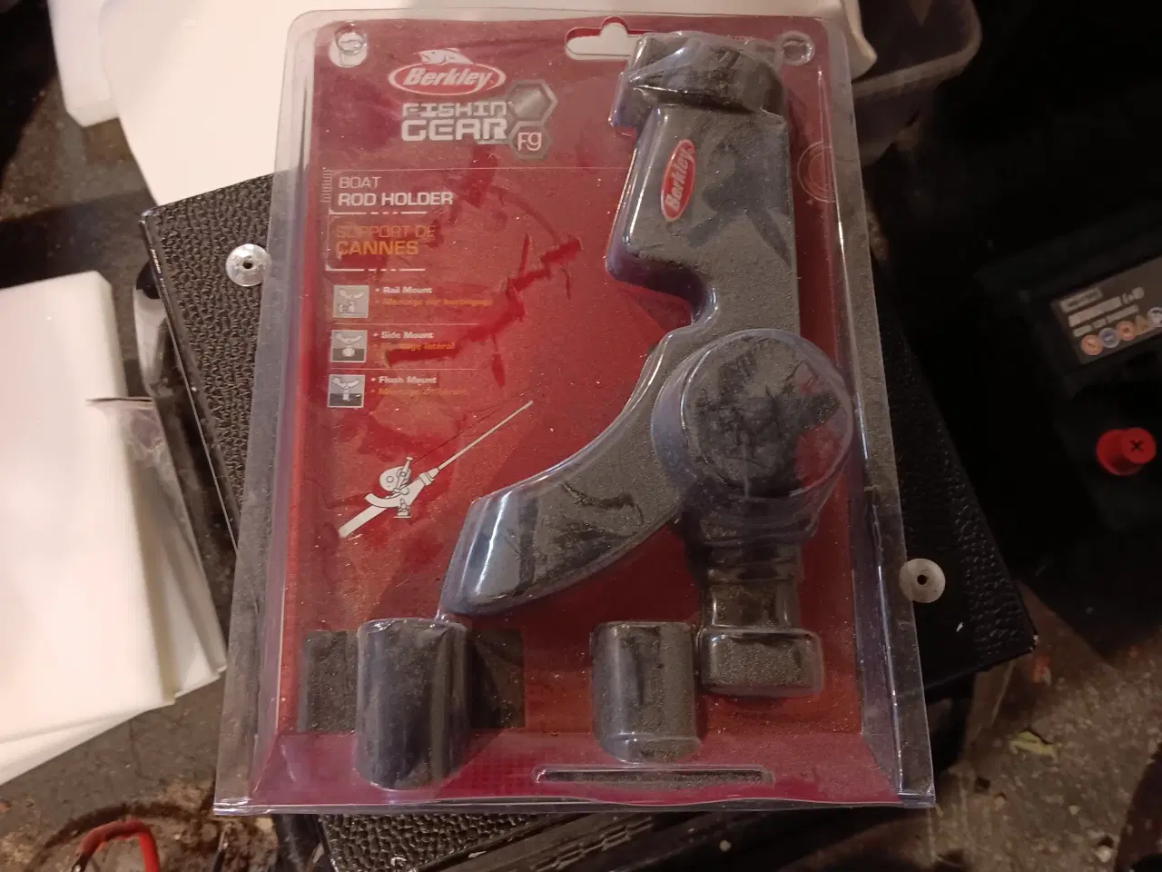 Billede 4 - 2 stk Downrigger og 4 stk stangholdere