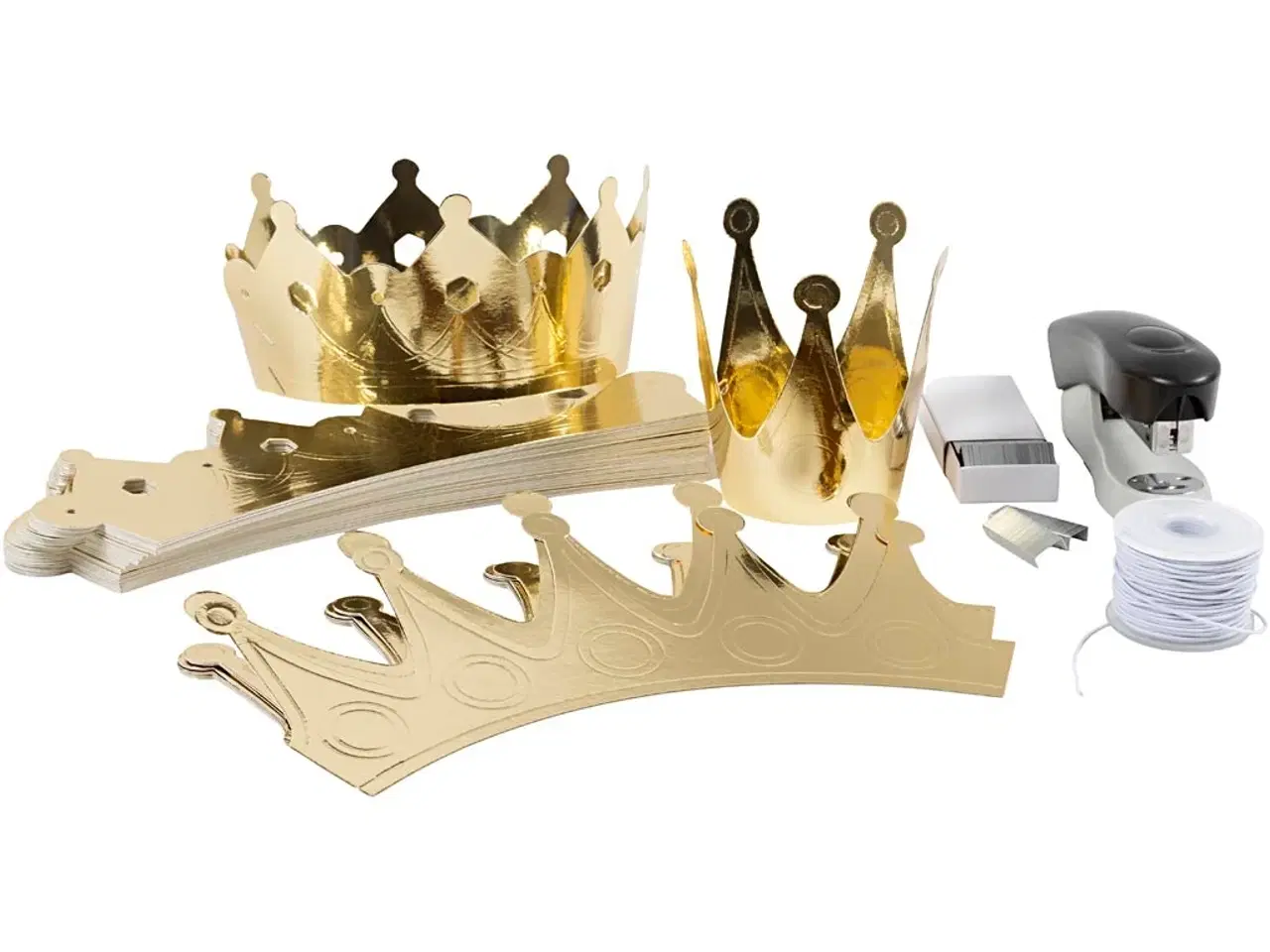 Billede 1 - Fastelavnskroner - saml selv, 1 sæt