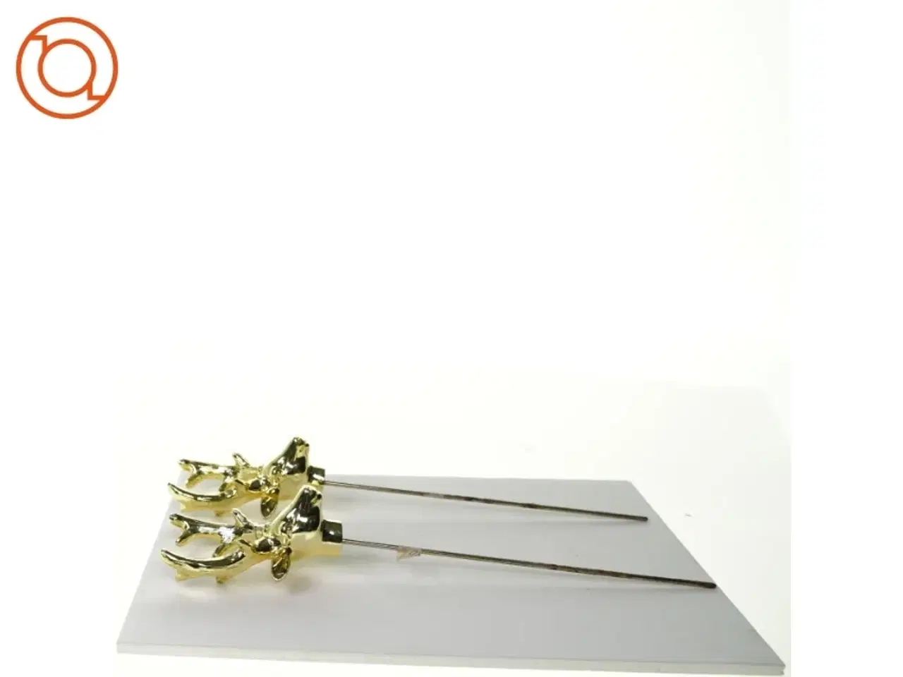 Billede 1 - Rensdyr-pynt til potter (str. 29 x 5 cm)