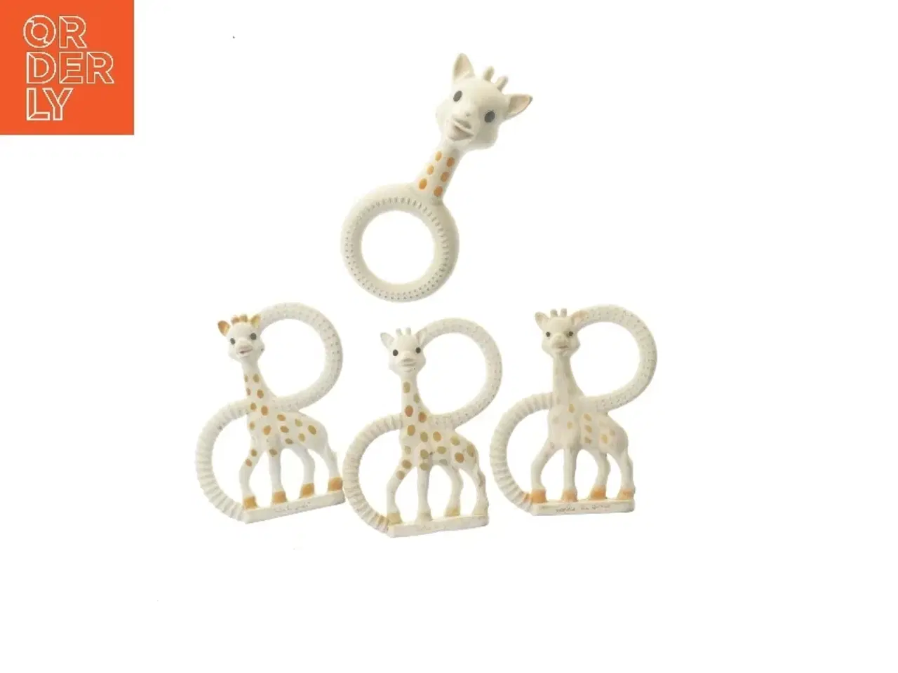 Billede 1 - Bideringe med giraffen Sophie (str. 11,5 cm)