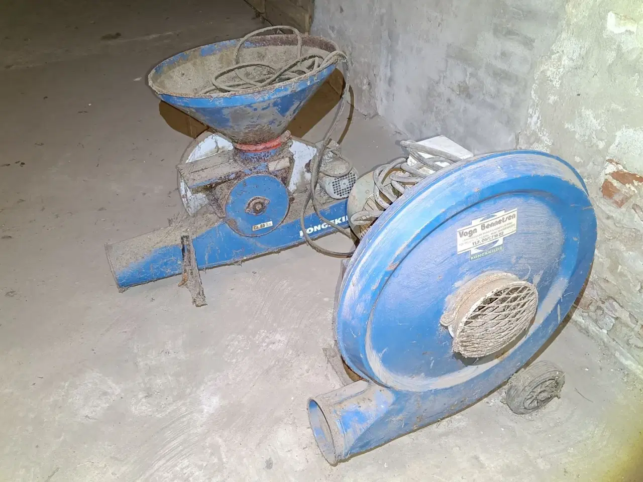 Billede 2 - Kongskilde TRL 75  med cellesluse og div. rør