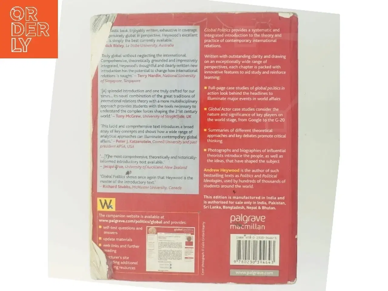 Billede 3 - Global Politics af Andrew Heywood (Bog)