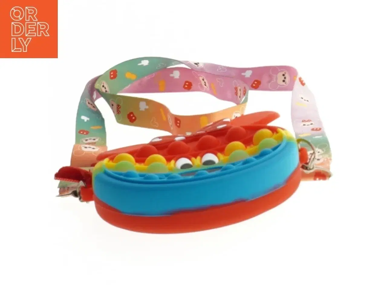 Billede 2 - Rund pop-it taske med rem (str. Ø 12 cm)