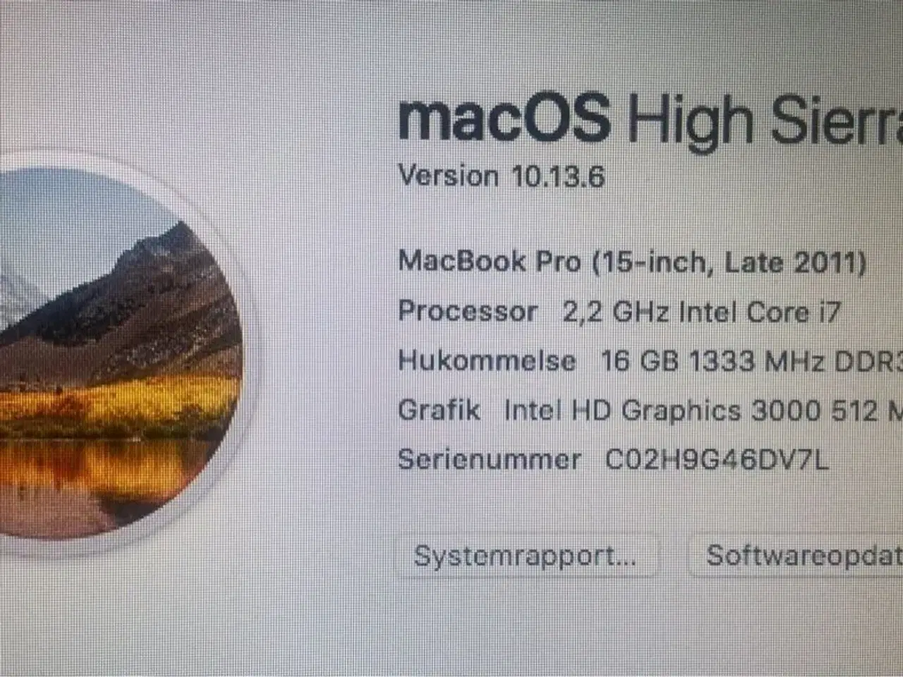 Billede 1 - MacBook pro super flot stand 