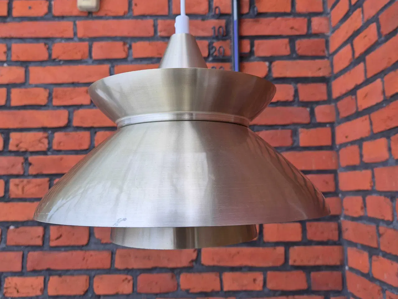 Billede 17 - Messinglampe med karrygul kontrastfarve