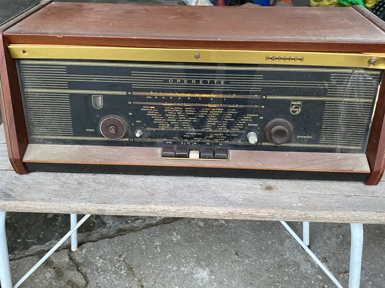 Billede 1 - Antik radio fra Phillips