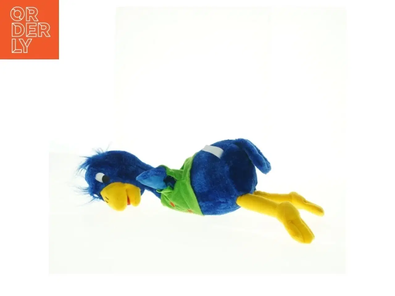 Billede 2 - Stort blåt plysdyr emu (str. 52 x 15 cm)