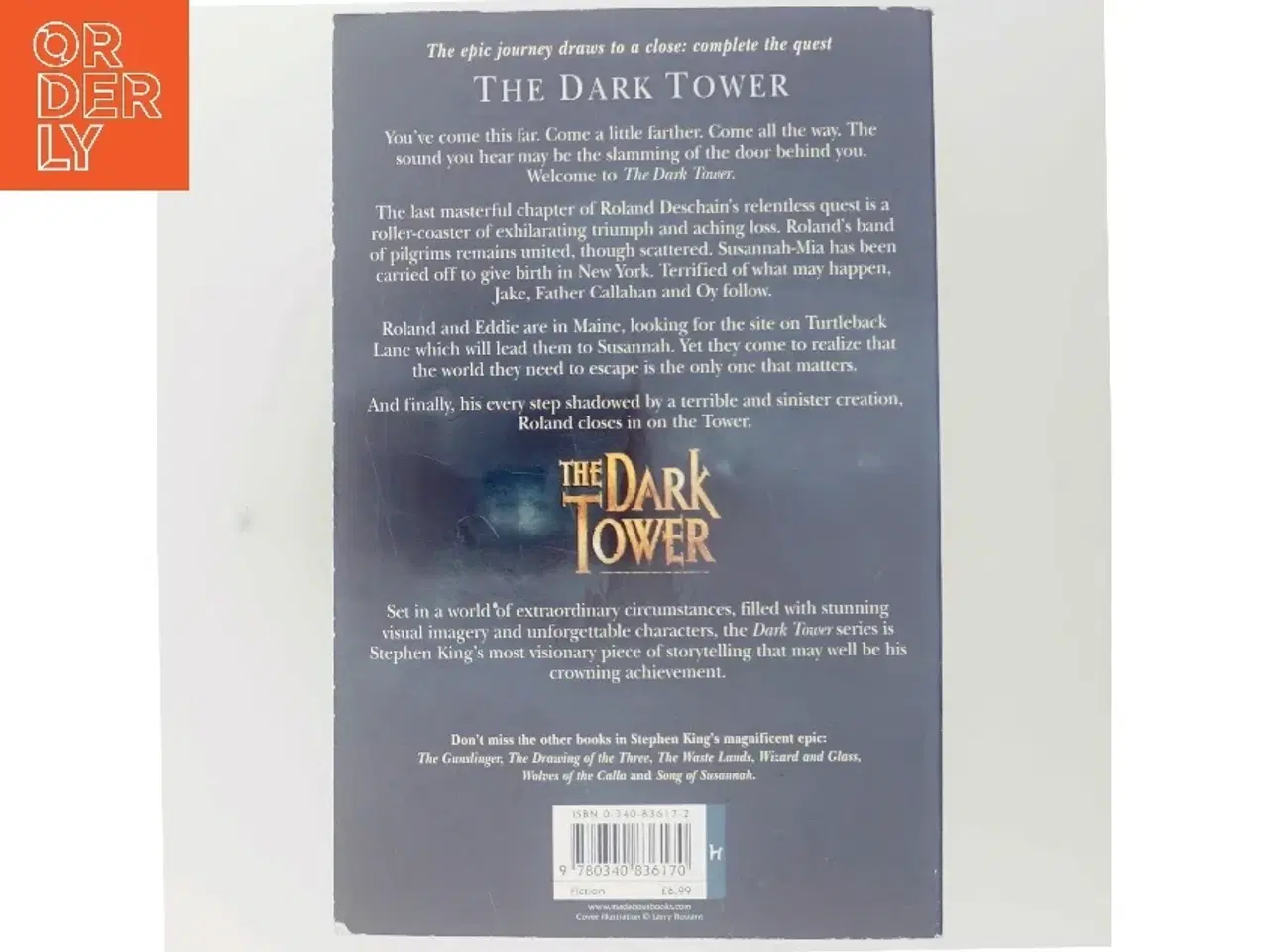 Billede 3 - The dark tower (Ill. Michael Whelan) af Stephen King (f. 1947) (Bog)