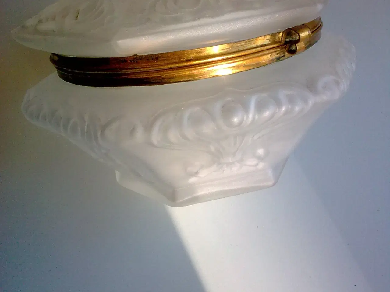 Billede 7 - Art deco skrin i matteret glas * lågkrukke