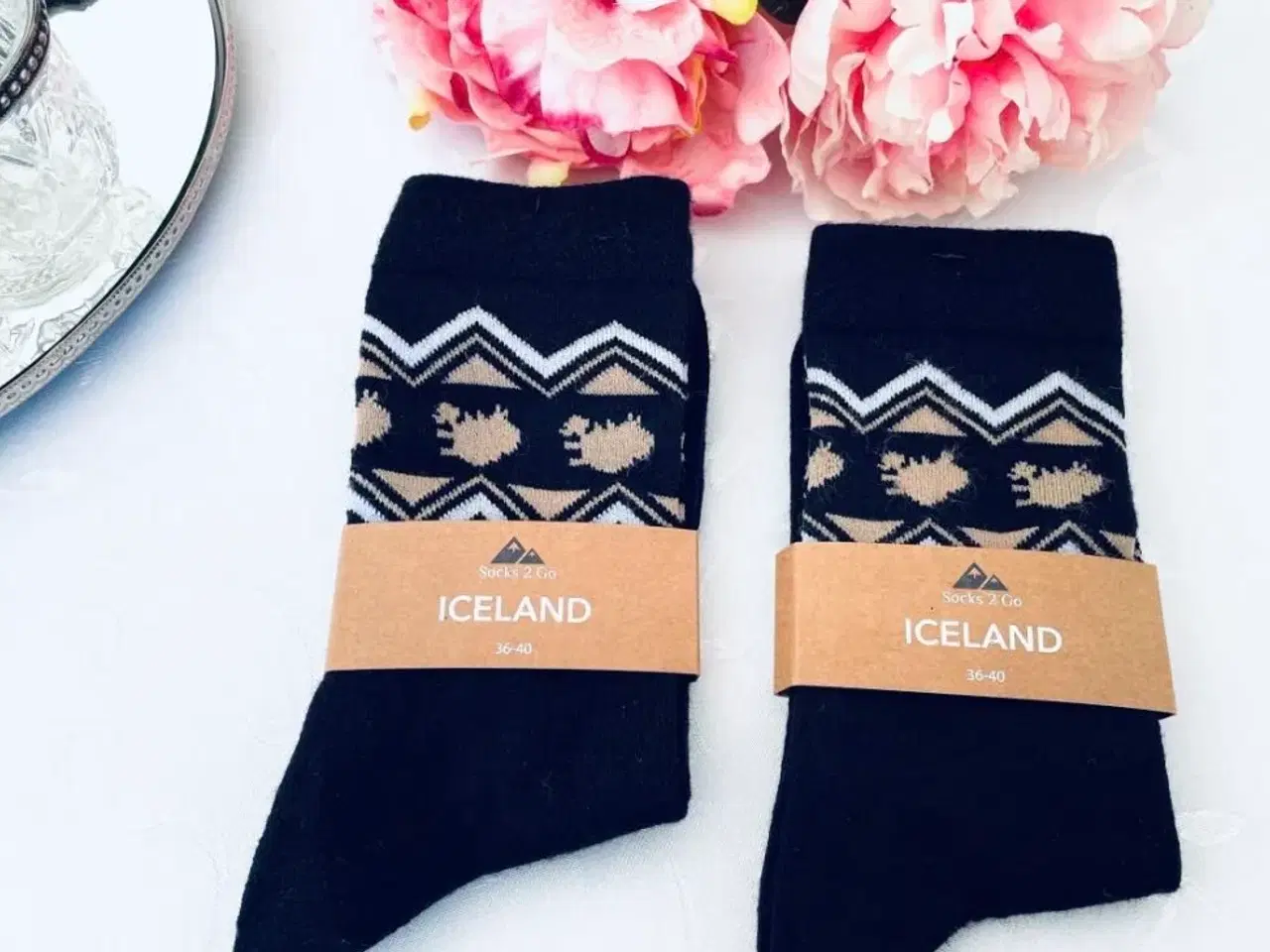 Billede 5 - Strømper fra Iceland 2 par 36-40