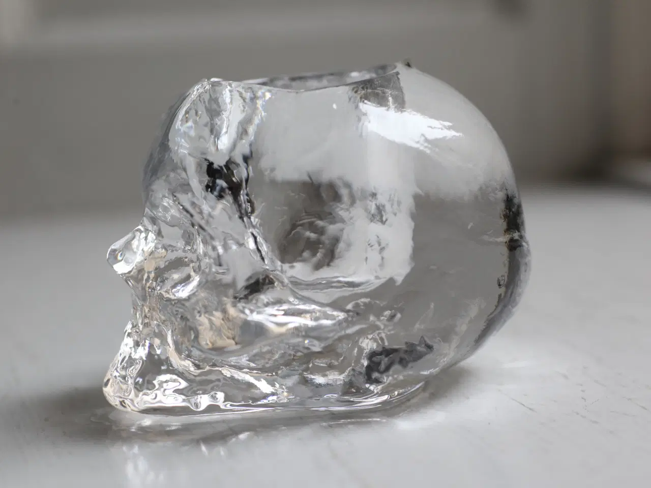 Billede 4 - Glas kranie