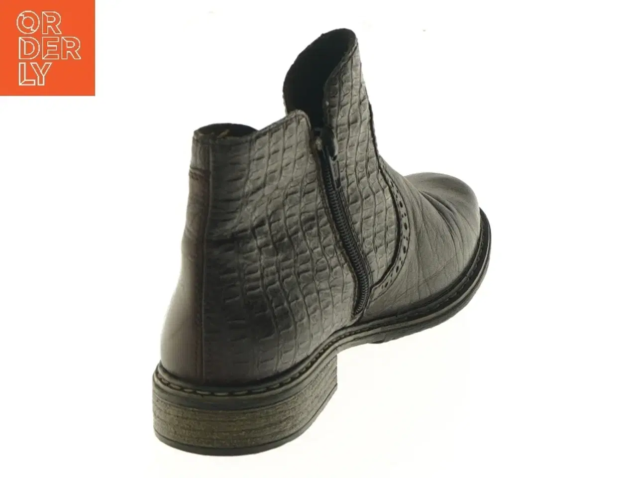 Billede 5 - Læderstøvler størrelse 43 fra Rieker (str. 43 )