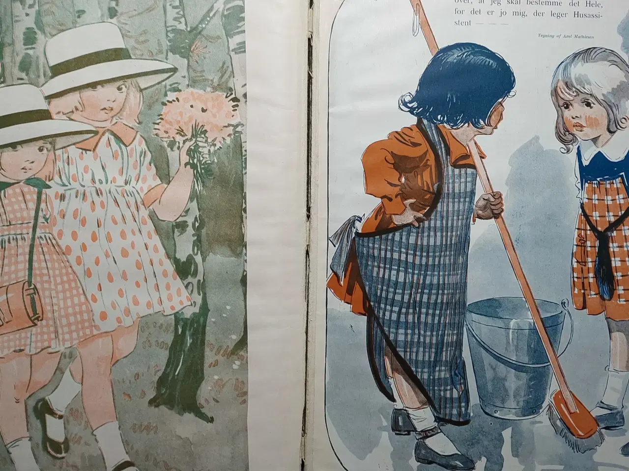 Billede 1 - Hjemmelavet bog med udklip fra 1950-erne