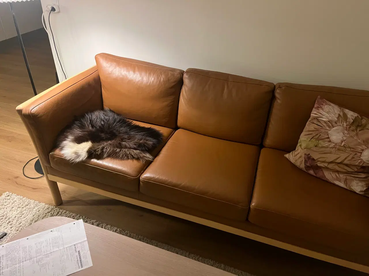 Billede 2 - Flot 3er brun lædersofa