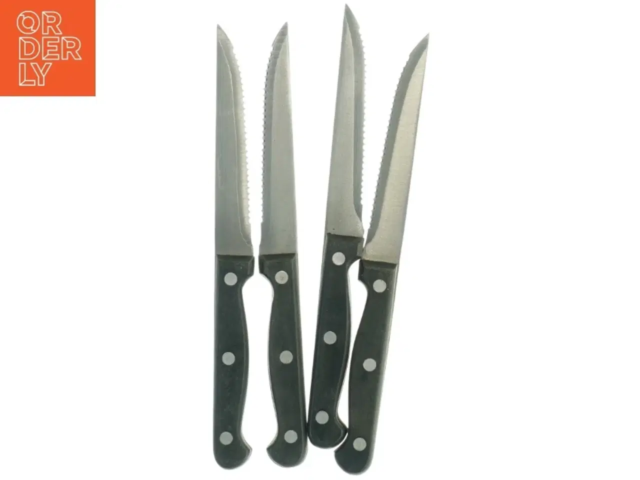 Billede 2 - Knivsæt med savtakkede blade (str. 22x2 cm)