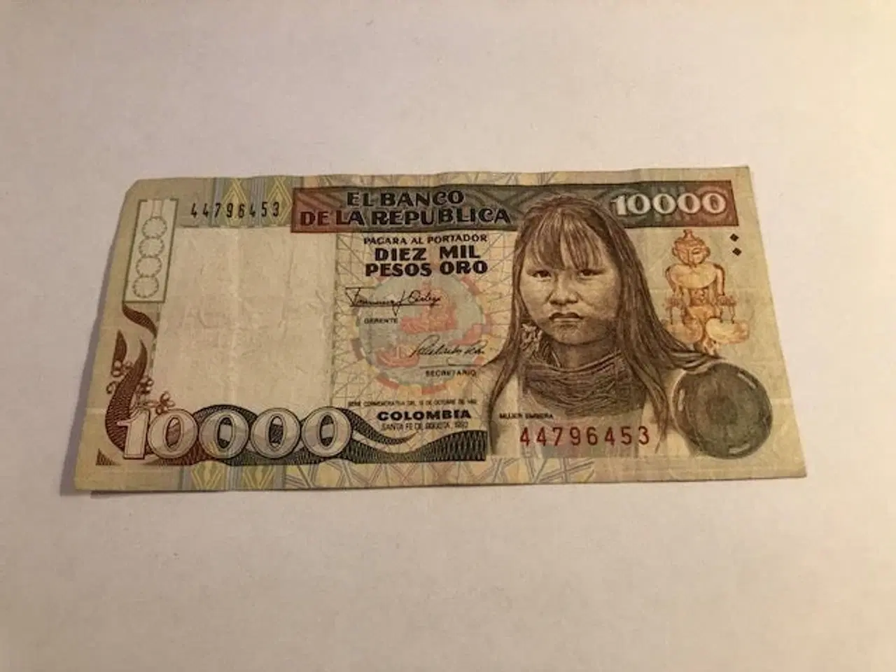 Billede 1 - 10000 diez mil pesos Colombia