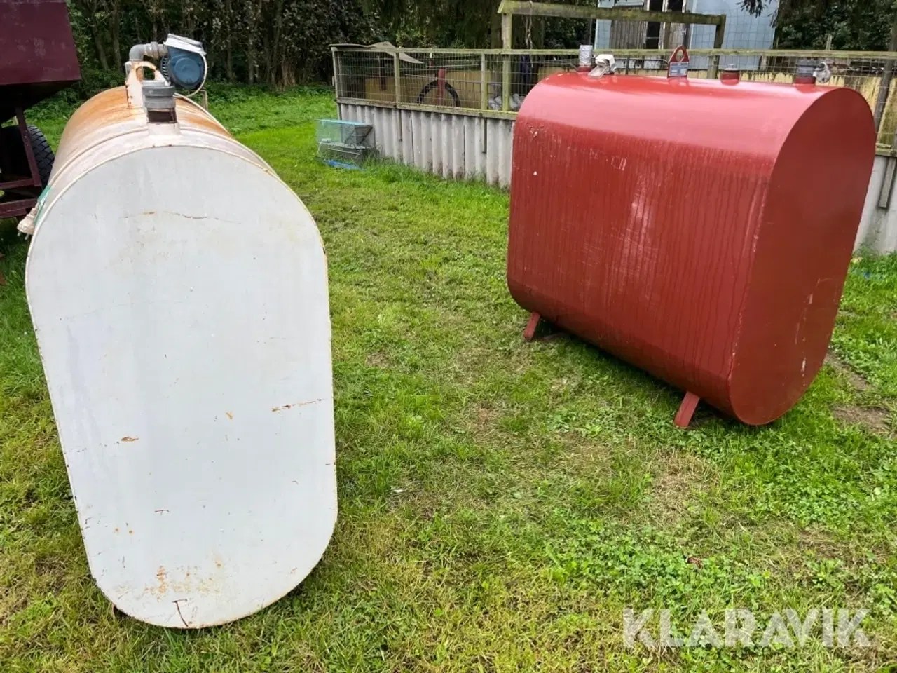 Billede 2 - Olietanke ES/KN Beholderfabrik 1200Liter 2 styk