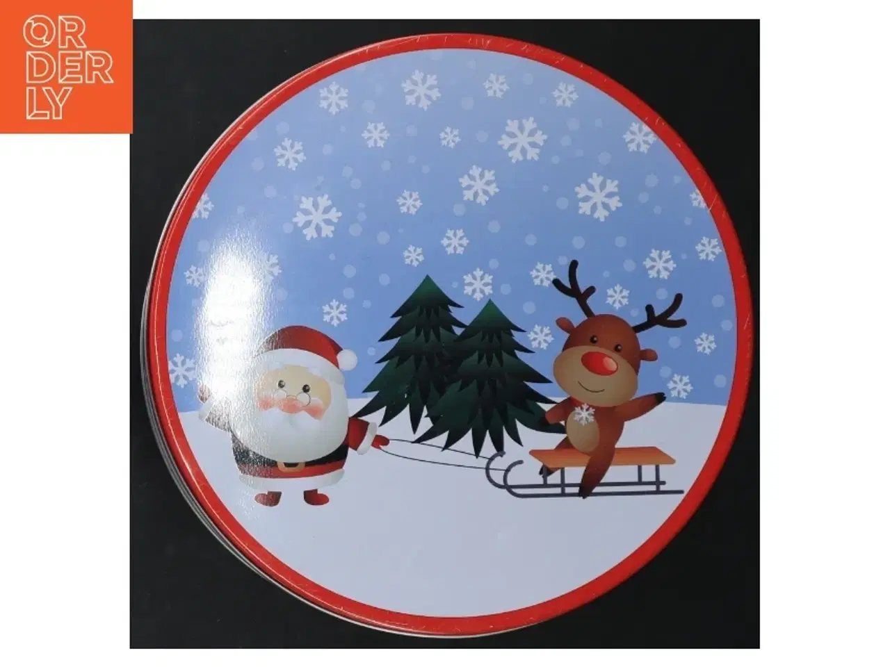 Billede 5 - Julekagedåse fra Coop (str. Ø. 18 cm)