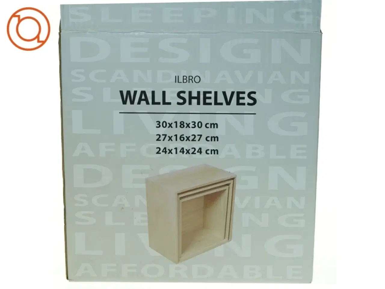 Billede 1 - ILBRO væghylder 2 stk fra ILBRO (str. Se billed))