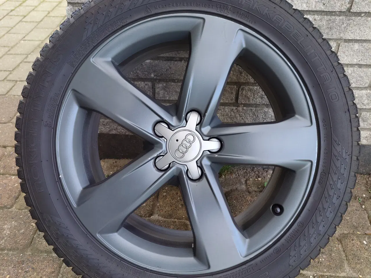 Billede 2 - Originale Audi A6 (C7 4G) fælge, malet koksgrå