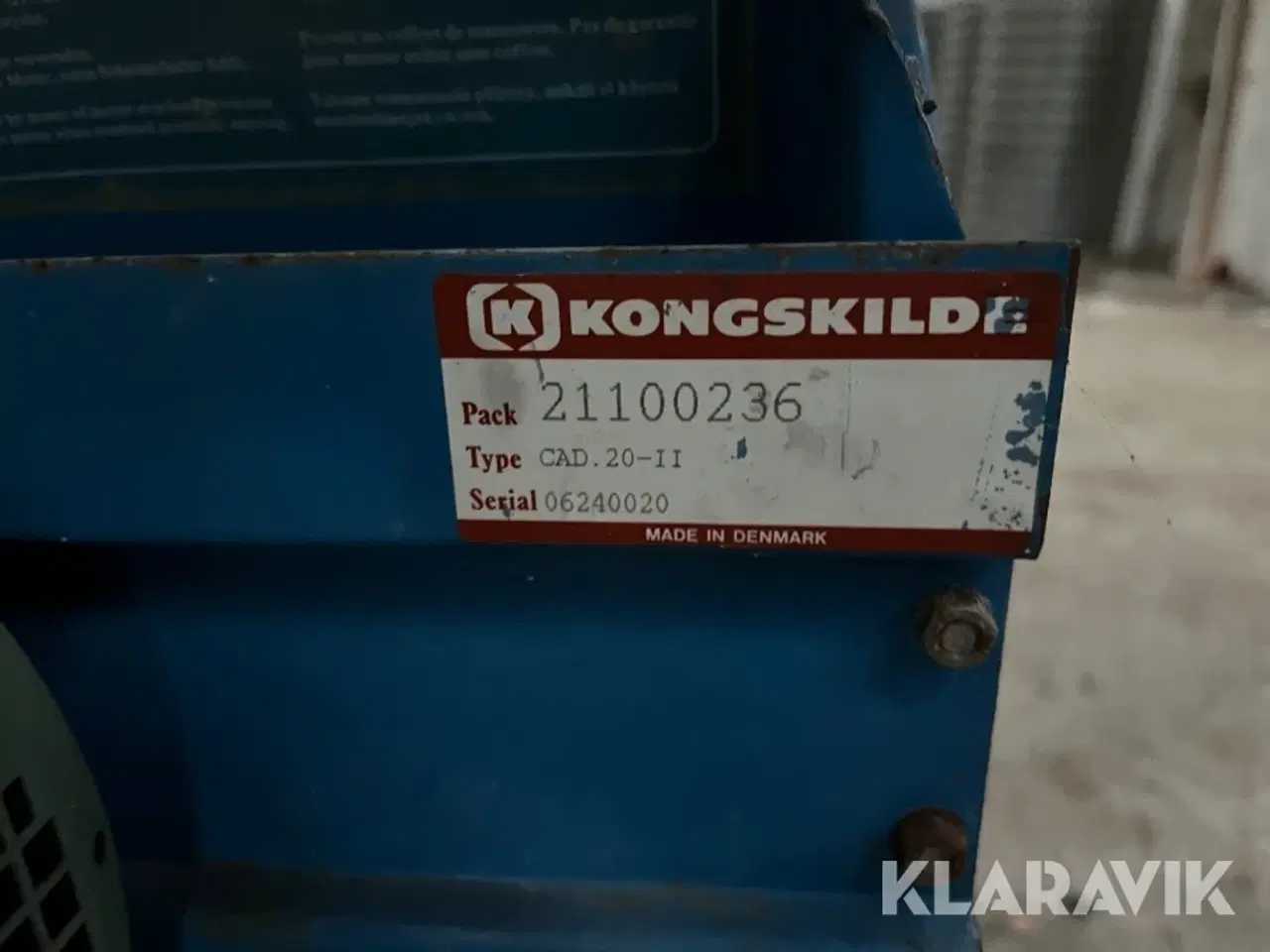 Billede 9 - Kornblæser Kongskilde TRL150 med cellesluse CAD20-2