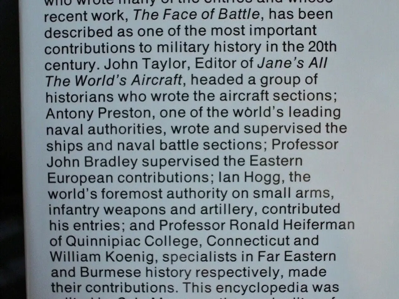 Billede 4 - encyclopedia of world war II, edited by john keega