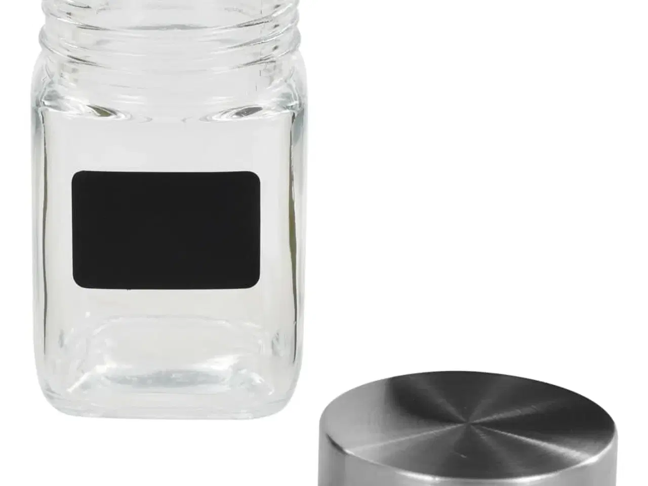 Billede 3 - Opbevaringsglas med etiket 24 stk. 300 ml