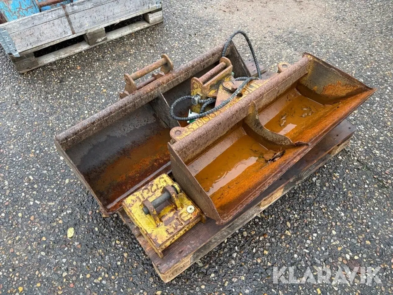 Billede 1 - Planerskovle og adapter til lynskift