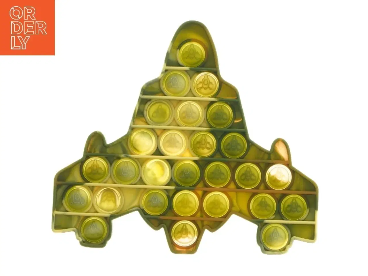 Billede 1 - Pop it legetøjsfly (str. 15,5x17,5 cm)