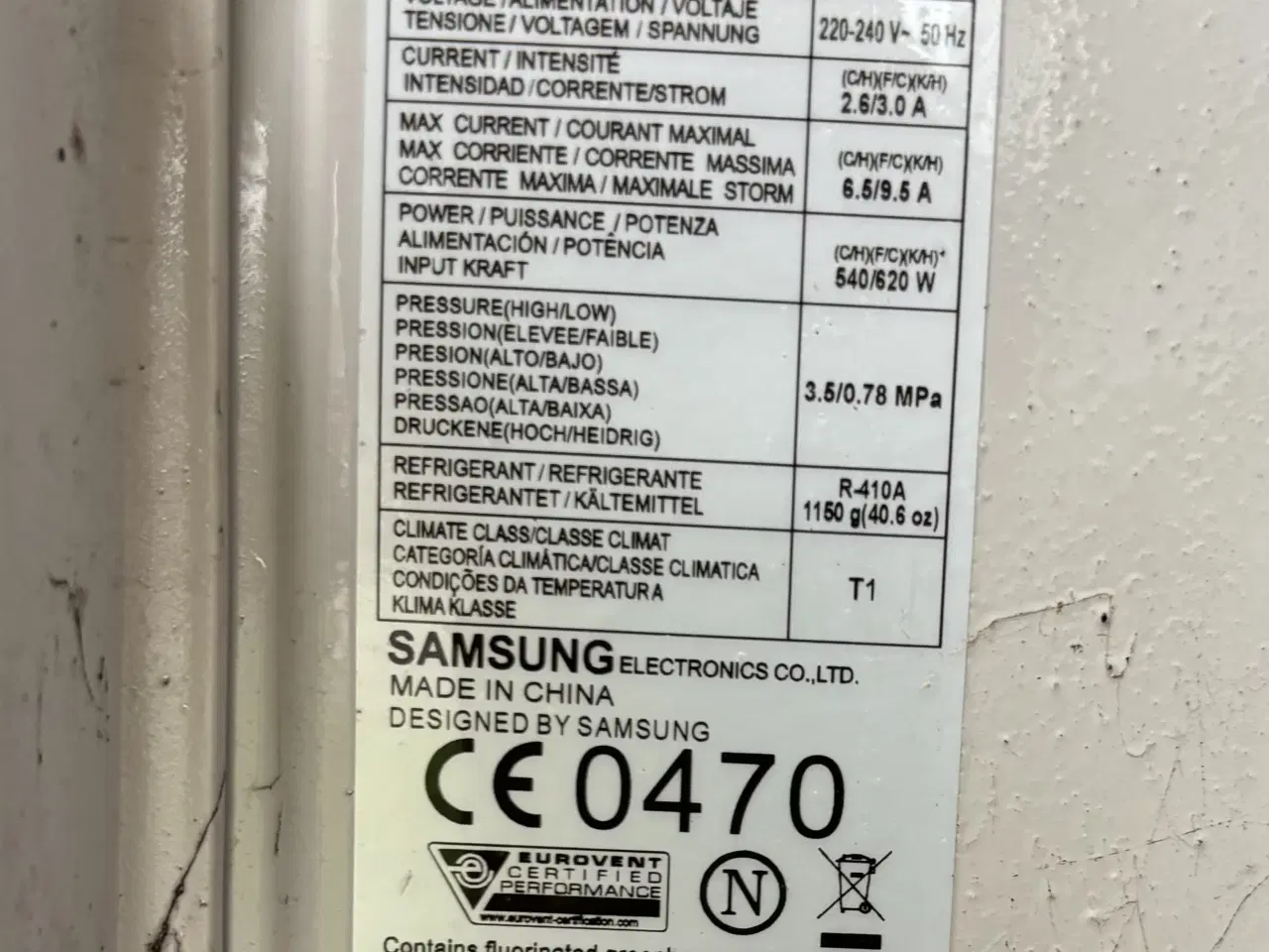 Billede 6 - Samsung varmepumpe med WiFi