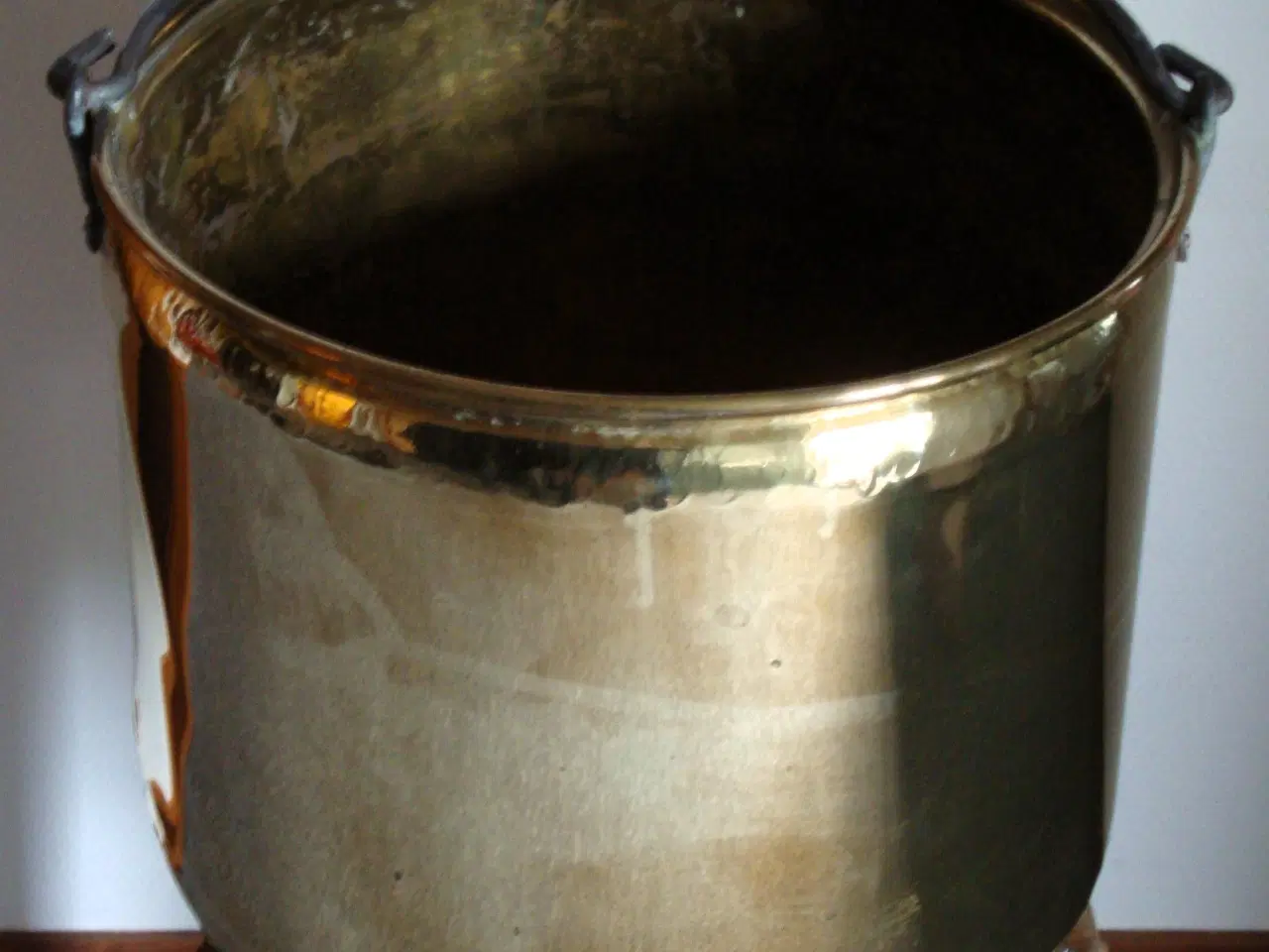 Billede 1 - Brændespand i messing