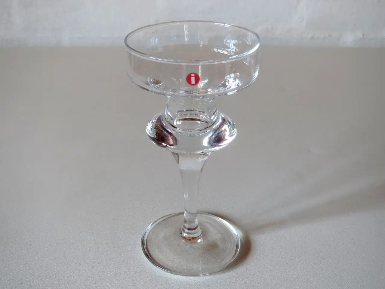 Billede 1 - Glas lysestage, Iittala