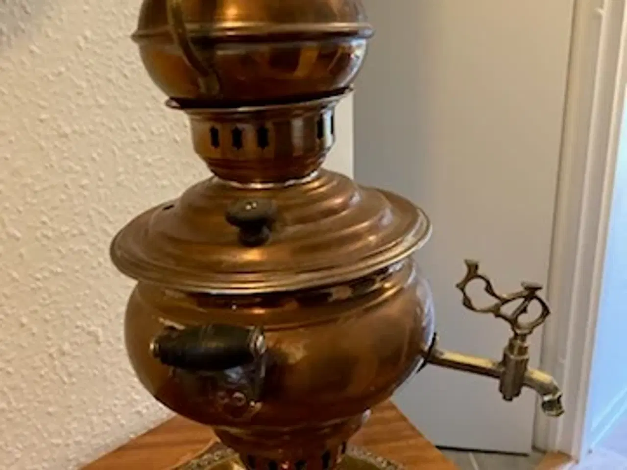 Billede 2 - Kobber Samovar til the