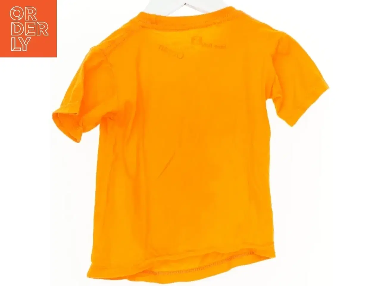 Billede 2 - Orange T-shirt med Hulk-print (str. S)