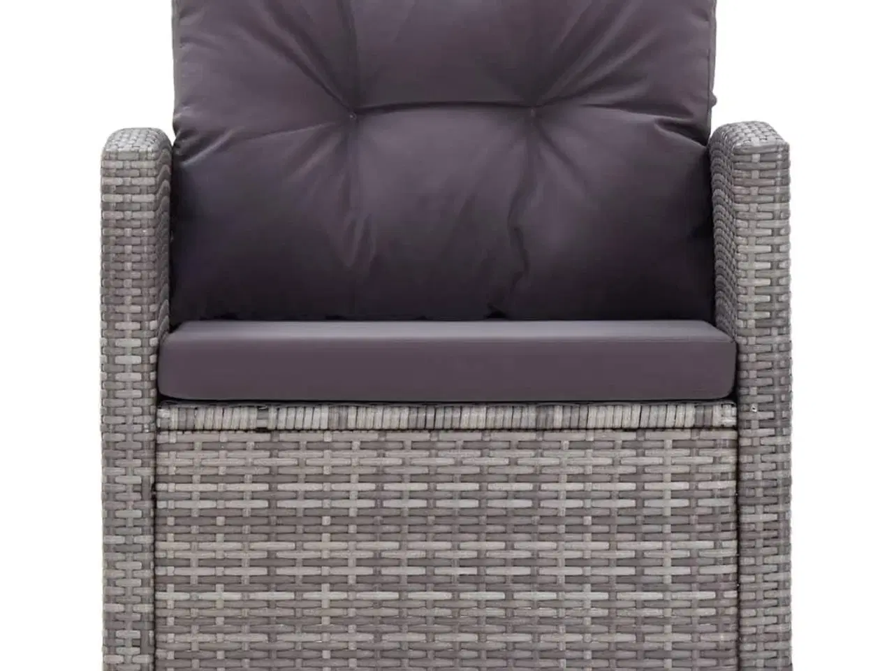 Billede 6 - Loungesæt til haven 6 dele med hynder polyrattan mørkegrå